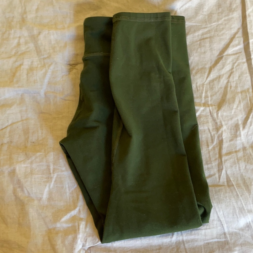 Fabletics olive green 7/8 leggings